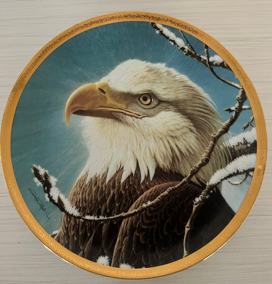 Ruler of the Sky John Pitcher Bald Eagle Limited Edition Collector Plate 1992