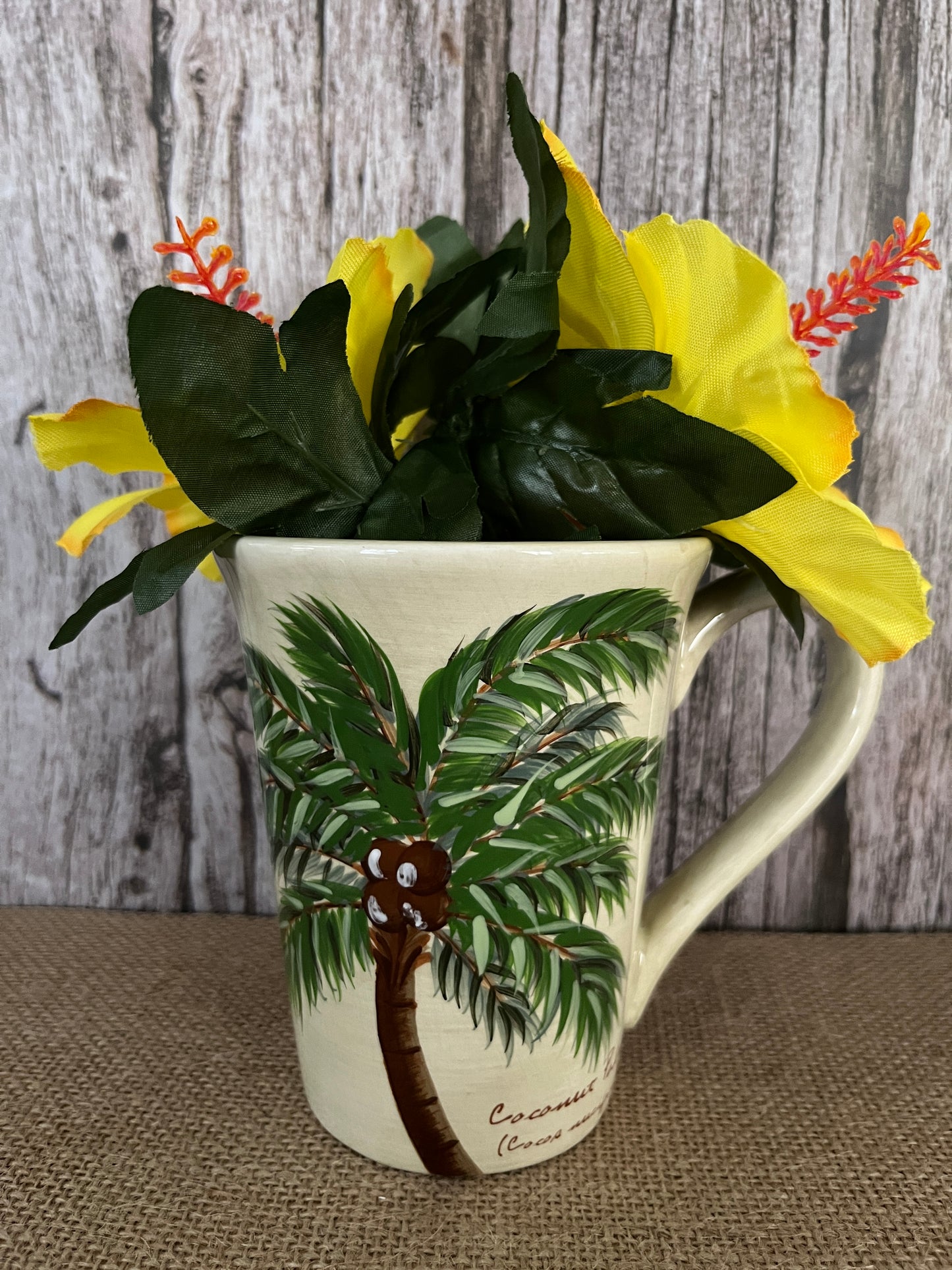 Retro Palm Tree Mug - by Florida Marketplace