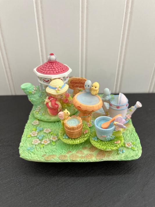 Mini Precious Moments Tea Set - Grandma’s Garden 1990’s