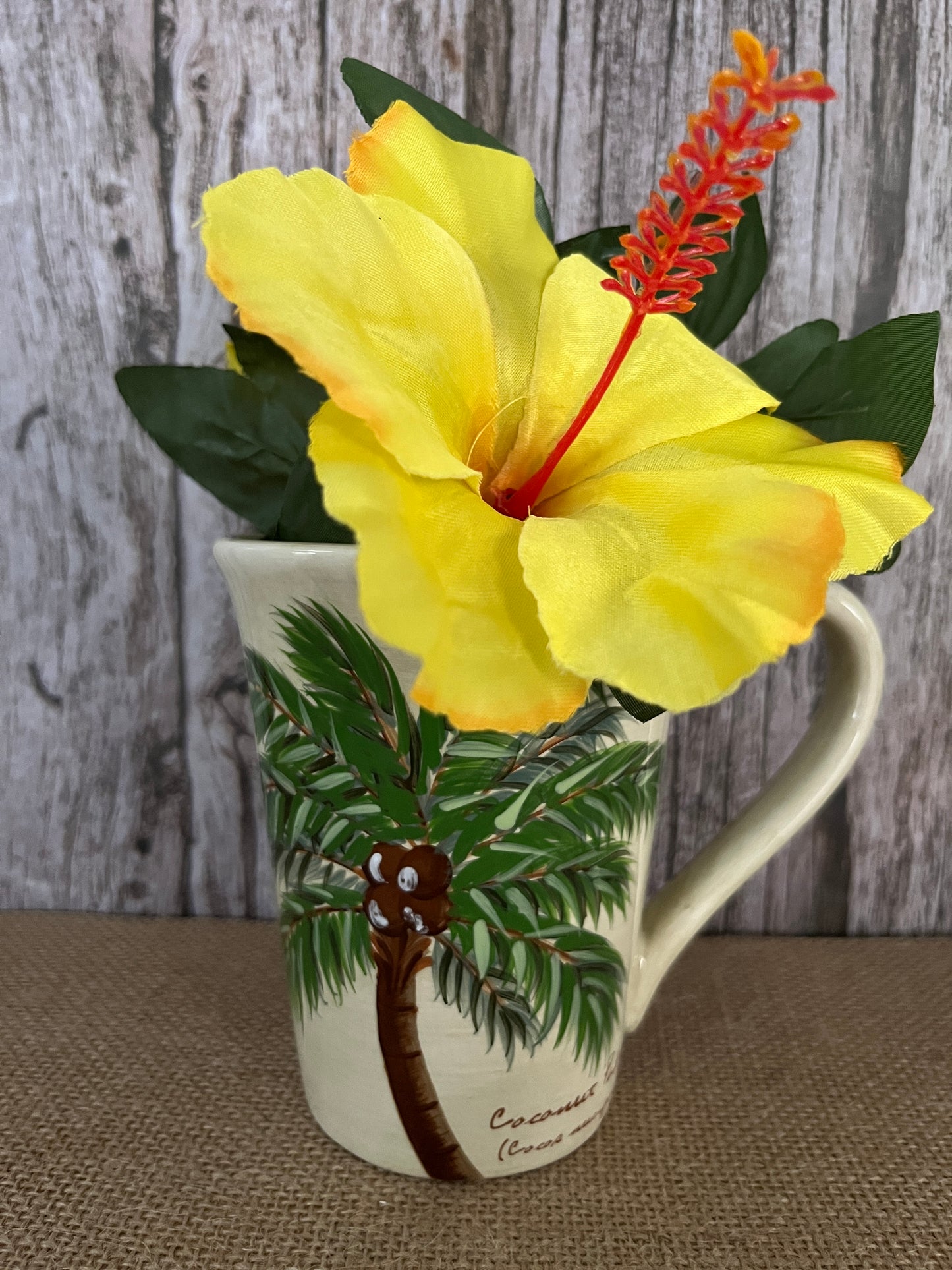 Retro Palm Tree Mug - by Florida Marketplace