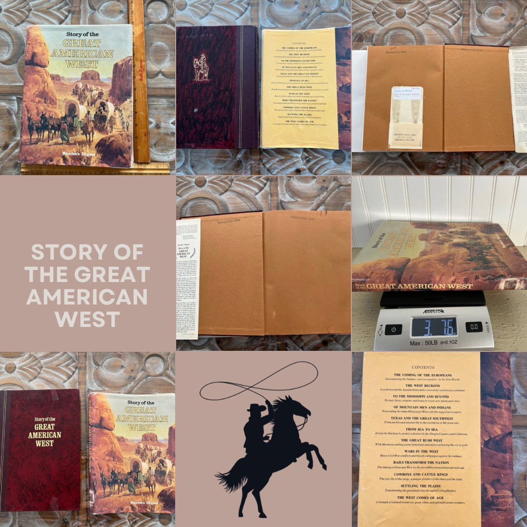 Vintage 1977 The Story of The Great American West, Readers Digest