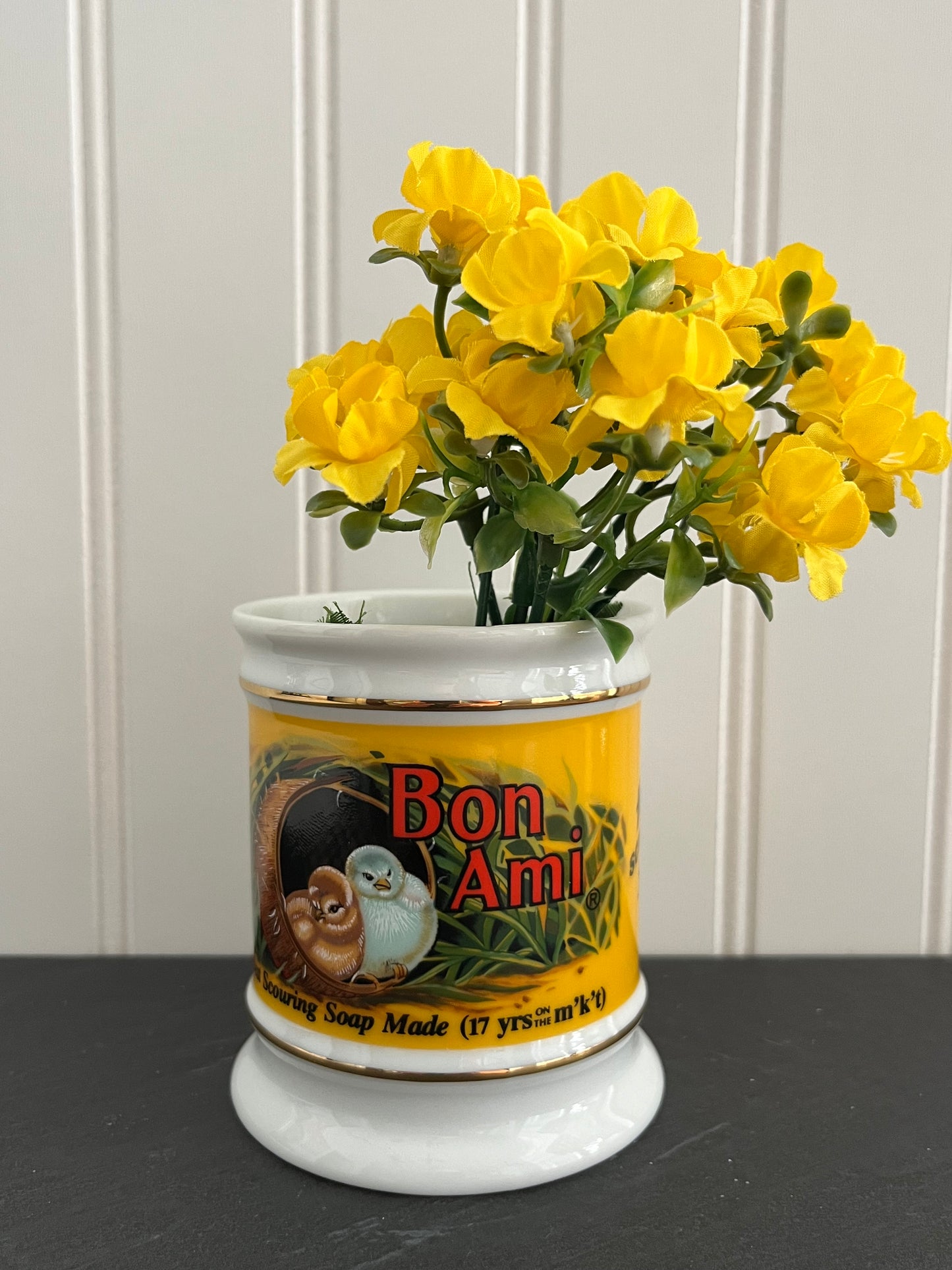 Vintage Corner Store Porcelain Mug - Bon Ami Chicks 1984 Collectible
