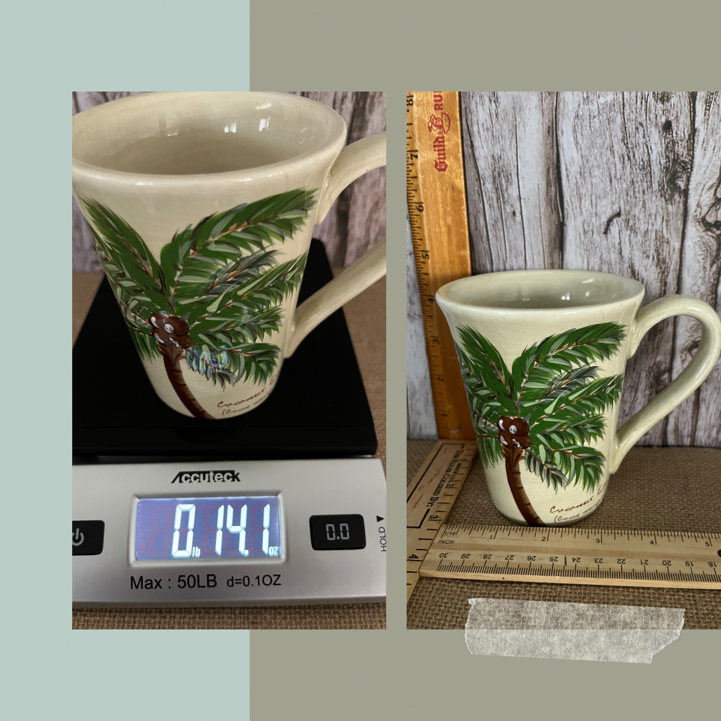 Retro Palm Tree Mug - by Florida Marketplace