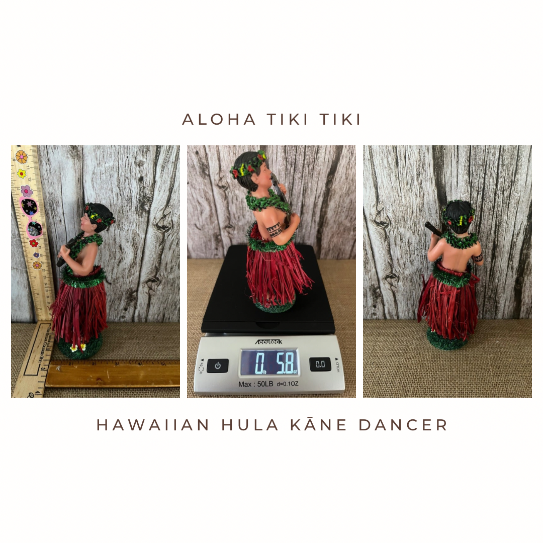 Aloha Hawaiian Hula Kane Bobble Dancer Playing The Ukulele