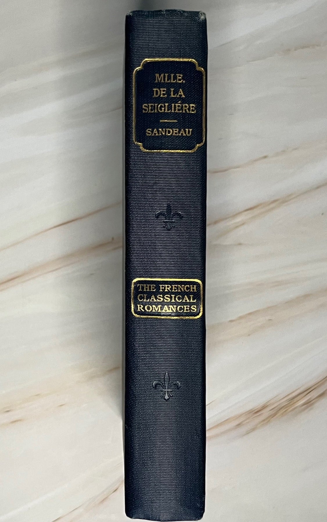 Antique Beauty: Mlle De La Seiglière by Sandeau - Vintage 1902 Edition in Blue Hardcover